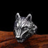 Bague Loup Gris (Acier)